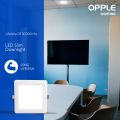 OPPLE LED RC HPF ESII Square Downlight 6W 3000K Warmwhite (Recessed type). 