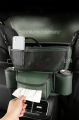 Car storage bag center console armrest box multi-functional isolation block bag storage bag Napa leather car interior storage. 