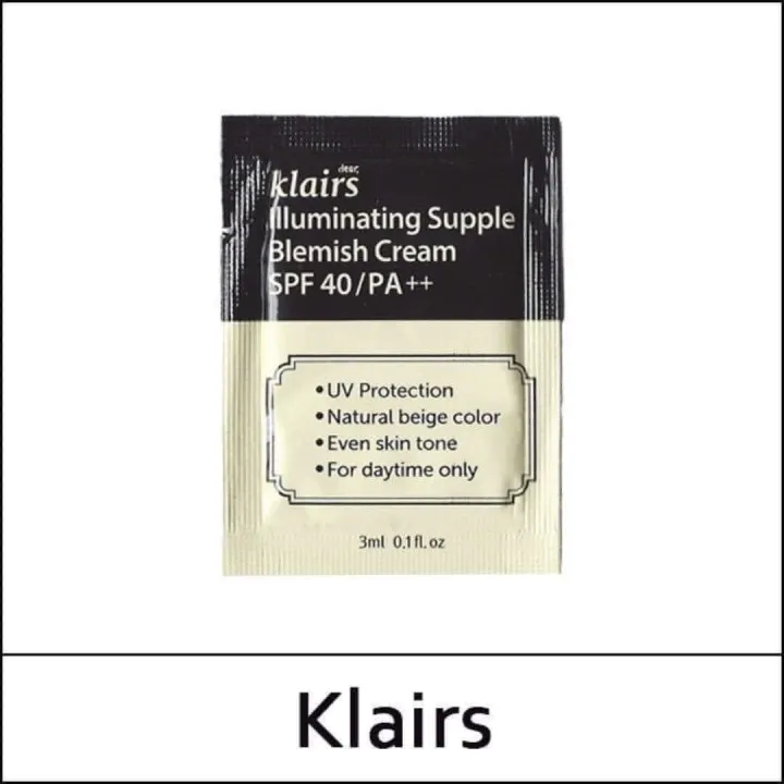 KLAIRS%20Illuminating%20Supple%20Blemish%20BB%20cream%203ml%20Exp;%20(2025/9)%20-%20Image%203