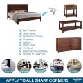 Foam Corner Protectors  4-Pack Foam Caring Corner Guards by The Hamptons Baby  Safety Furniture Bumpers  Long Lasting, Pre-Applied Adhesive  Sharp Corner Cushions. 