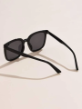 Classic Vintage Square Sunglasses Oversized Sunglasses Women & Men Retro Black Luxury Sun Glasses UV400. 