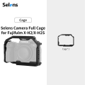 (Preorder) Selens Full Camera Cage for Fujifilm X-H2/X-H2S HDMI Cable Holder. 