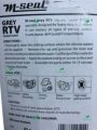 Grey RTV Silicon Sealant High Temperature Gasket Maker (M-Seal). 