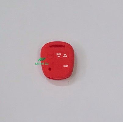 Toyota Alphard 3 Button Car Key Remote Silicon Cover (Red)