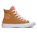 (Preorder) CONVERSE Canvas Shoes Model CTAS FUTURE COMFORT HI ORANGE - A00862CF_F2ORXX - Orange Women အမျိုးသမီးစီးဖိနပ်. 