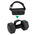 Dumbbell Foot Strap, Knee Raises Hamstring Lift Trainer, Adjustable Weight Dumbbell Ankle Strap(First Place). 
