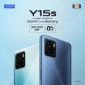Vivo Y15S, 6.51'' HD+ Full Display;  2 Years Warranty; Ram 6GB +ROM 128GB; New Packing; Side Fingerprint, Rear camera 13MP+2MP, Front Camera 8MP.. 