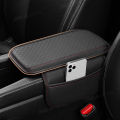 (Preorder)Car Hand Storage Box Heightening Pad Car Center Armrest Cover Car Accessories Leather Multi-purpose Storage Bag. 