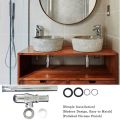 Bathroom Basin Sink Bottle Trap Waste Pipe. 