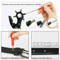 Leather Hole Punch,Belt Hole Puncher for Leather, Revolving Punch Plier Kit,Leather Punch Plier for Leather, Belts, Watches, Handbags, Leather Punch Tool for Belts Diameter : 4.5/4 /3.5/3/2.5/2mm.. 