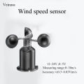 XS-WSS01 3 Cup RS485 Wind Speed Sensor ABS Anemometer Sensor For Arduino Weather Station Crane. 