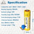 GP 23A/27A 12V High Voltage Alkaline Door Bell Battery 1pcs/5pcs. 