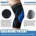 (Preorder) NEENCA 2PCS Professional Knee Brace Compression Sleeve with Sponge Pads Patellar Pads Ultra-thin Premium Knee Brace for Knee Pain, Running, ACL, Arthritis, Joint Pain, Joint Torn, Sports ACE-58  အားကစားသုံးဒူးစွပ်. 