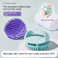 (Preorder) SEVICH Shampoo Brush Silicone Massage Scalp Comb Hollow Massage Brush Hair Brush Shower Brush Hair Scratching Comb. 