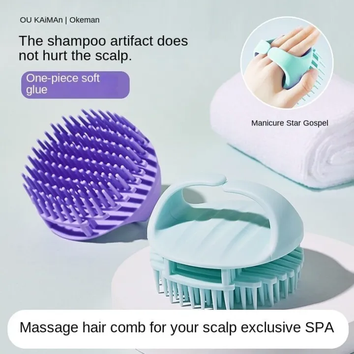 (Preorder)%20SEVICH%20Shampoo%20Brush%20Silicone%20Massage%20Scalp%20Comb%20Hollow%20Massage%20Brush%20Hair%20Brush%20Shower%20Brush%20Hair%20Scratching%20Comb%20-%20Image%202