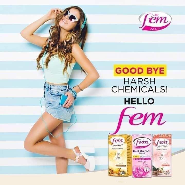 Effortless Hair Removal, Enriched with Nourishing Ingredients, ရွှေသွင်းအမွှေးချွတ်ခရင်""Fem gold Hair Remover cream ( India product) ရွှေသွင်းအမွှေးချွတ်ခရင်"