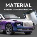 (Preorder) LEO 1:24 Rolls-Royce Spectre Metal Toy Car Vehicle Die Cast Model Car For Boys Children Simulation Sound Effect Gift Hobby Collection ကလေးကစားစရာအရုပ်. 