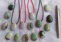 Jade Drop shaped Pendant, ကျောက်စိမ်း မိုးရေစက်ပုံ ဆွဲသီး၊. 