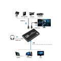 4K Video Capture Card 1080P 60fps HD Camera Recording Box HDMI to USB 3.0 PC Live Streaming Grabber Recorder. 