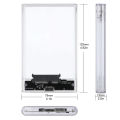 USB 3.0 Transparent 2.5inch Hard Drive Enclosure SATA Serial Port SSD HDD Hard Disk Box Plug and Play for Notebook Computer. 