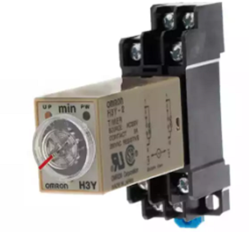 Power On Time Delay Relay with base socket