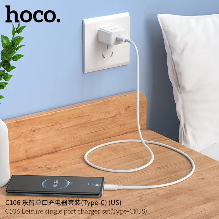 Hoco%20C106%20Leisure%20single%20port%20charger%20set(Type-C)%20-%20Image%204