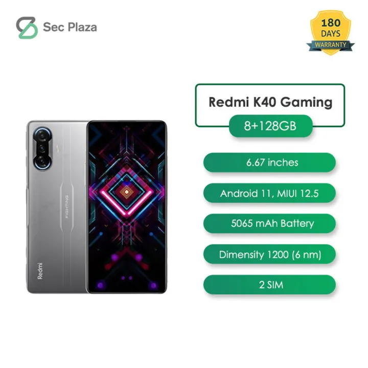 Redmi K40 Gaming 8GB RAM 128GB ROM 64MP +16MP Camera 5065mAh 99% New