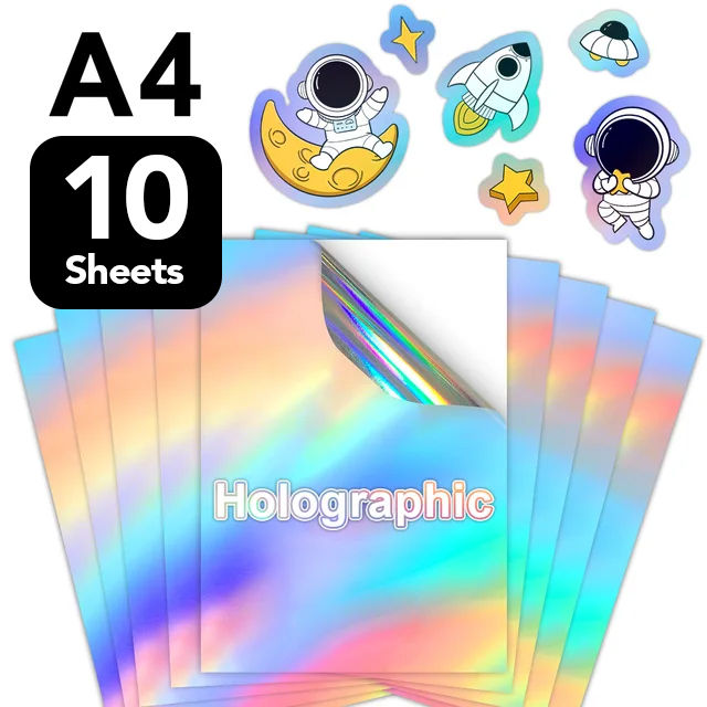 Inkjet%20Waterproof%20Vinyl%20Sticker%20%7C%20Rainbow%20Holographic%20Laser%20Pattern%20%7C%20White%20Matte%20%7C%20Comparable%20to%20Vinyl%20Inkjet%20%7C%20A4%20Size%20Full%20Sheet%20Label%20%7C%20Inkjet%20Printers%20-%20Image%209