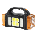 Powerful Solar LED Flashlight USB Rechargeable Torch With COB Work Light 4 Gear Lantern Outdoor Power Bank Solar Light. 