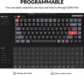 Keychron K3 Pro RGB  Wireless Mechanical Keyboard / Keychron K3Pro RGB Wireless Mechanical Keyboard / Keychron K3Pro Bluetooth Mechanical Keyboard/ Low Profile Keyboard / Keychron K3 Pro Red Switch. 