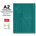 A2 Cutting Mat  Cutting Pad  Craft Cutting Board  Non-Slip Surface For Fabric  Double Sided Line Guides Self Healing Craft Mat  Desk DIY Handmade Stickers Cutting Plate Office Supplies  PVC Patchwork Cut Pad Durable Patchwork Tools. 