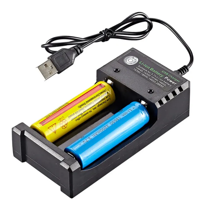 BmaX%202%20Slots%20Battery%20Charger%20Intelligent%20Fast%20LED%20Indicator%20USB%2010440%2014500%2016340%2016650%2018350%2018500%2018650%2026650%20Rechargeable%20-%20Image%202
