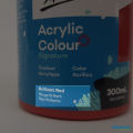 Brilliant Red – 300ml – Acrylic Paint – Mont Marte. 