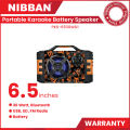 NIBBAN PORTABLE KARAOKE SPEAKER PKS-6530WD1. 