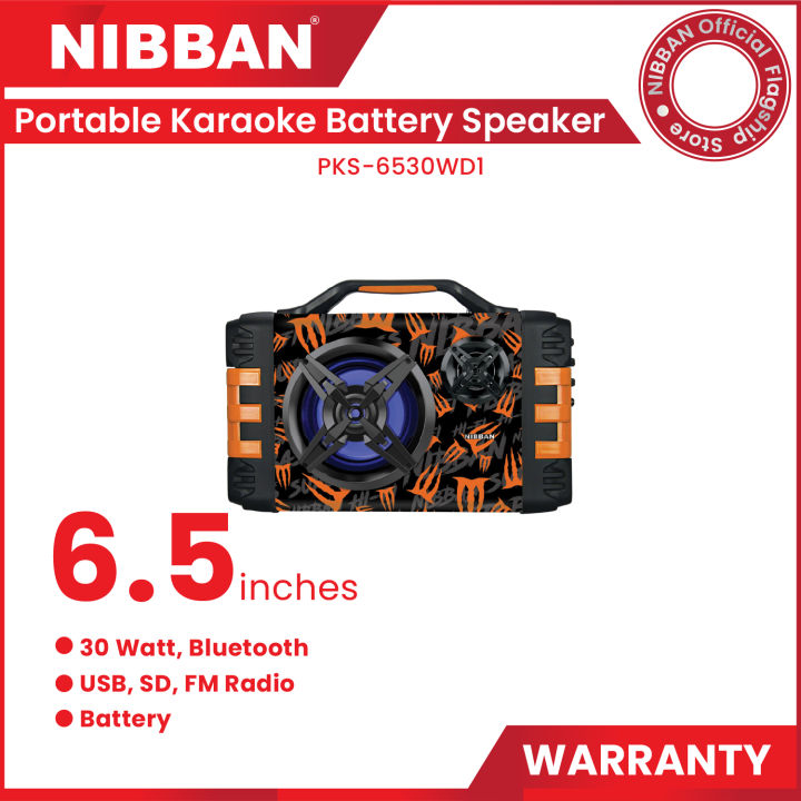 NIBBAN PORTABLE KARAOKE SPEAKER PKS-6530WD1