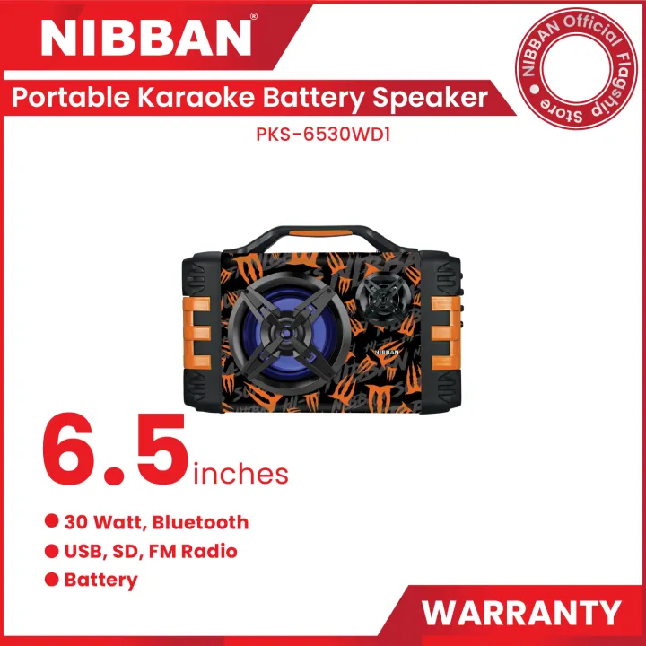 NIBBAN PORTABLE KARAOKE SPEAKER PKS-6530WD1