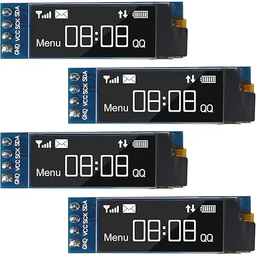 (Preorder)%20ACEIRMC%204-Pack%200.91"%20I2C%20OLED%20Display%20Module,%20I2C%20Display%20Module,%20OLED%20Display%20Driver,%20DC%203.3V~5V%204-Pin%20for%20STM32,%20AVR,%20Arduino,%20and%20Raspberry%20Pi%20(White)%20-%20Image%203