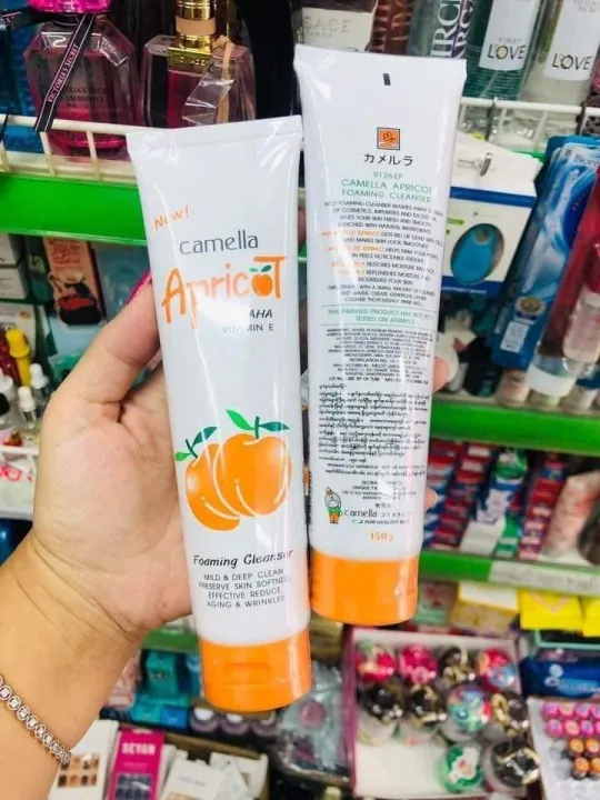 Camella%20Apricot%20Foaming%20Cleanser%20150g%20-%20Image%204