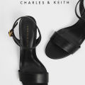 [Charles & Keith] Singapore Preorder Open Toe Ankle Strap Block Heel Sandals/Fashion / Women / Shoes /Heeled Sandals. 