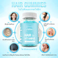 (Preorder) Softher Hair Vitamins Gummy with Zinc, Biotin for Strong Hair and Nail Health. Suitable for Adults. Vegan. 60 Gummies.. 