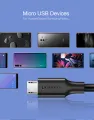 UGREEN---US289 USB 2.0A TO MICRO USB CABLE 1M (NICKEL PLATING) (60136) (60141) (861361) (861415). 