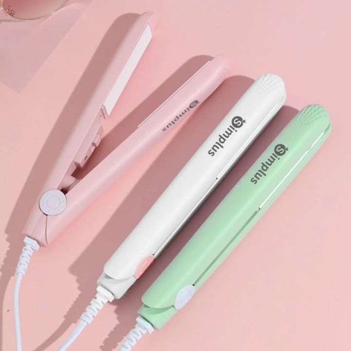 Simplus Mini Portable Hair Straightener 17 cm Size With Plastic Case