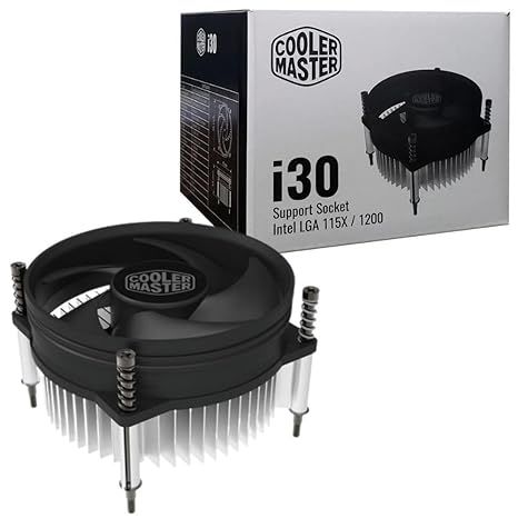 Cooler Master I30 CPU Cooler 2200 RPM Quiet CPU Fan For Intel LGA115X ...