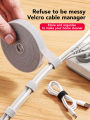 Cable Management Straps | Fastening Tape Cable Ties |  Double Side Hook Roll | Wires Cords Manage | Wire Organizer Straps. 