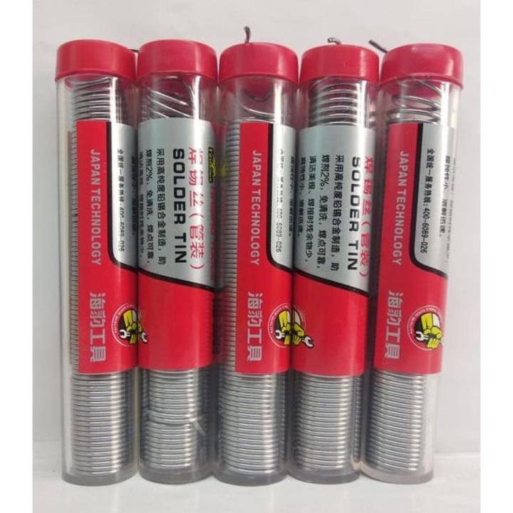 Clover 5pcs Solder Tin ( Solder wire tube pack ) [Zawgyi] ခဲေခြဘူး ၅ဘူး ပါဝင္ပါသည္။  [Unicode] ခဲခွေဘူး ၅ဘူး ပါဝင်ပါသည်။