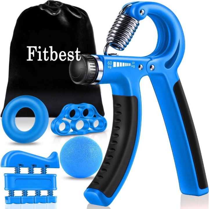 (5pcs/Set)%20Grip%20Trainer%20Kit%20Hand%20Gripper%20Grip%20Strengthener%20Hand%20Grips%20Forearm%20Exerciser%20Grip%20Adjustable%20Resistance%20-%20Image%202