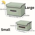 Large Capacity Storage Box With Lid Space Saving Storage And Organizer. 
