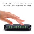 Car Temporary Parking Card Phone Number Card Plate Telephone Number Car Park Stop Automobile Accessories Car-Styling 13x2.5cm. 