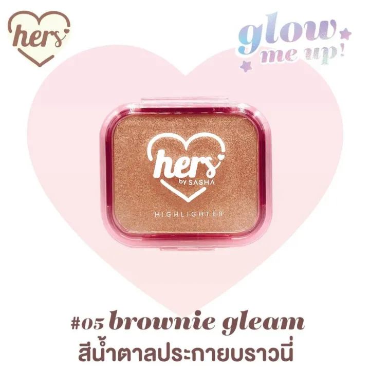 (Preorder)Sasha%20Hers%20Me%20up%20Highlight%20Highlighter%20That%20Adds%20Shine%20to%20the%20Face.%20with%20Shimmer%20Texture%20Sparkling%20Glitter%20-%20Image%206