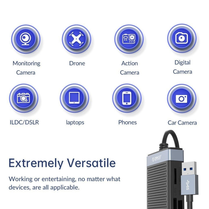 (Preorder)%20%20ORICO%20SD/TF/MS/CF%20Card%20Reader%204%20In%201%20USB3.0%20High%20Speed%20%E2%80%8B%E2%80%8BOTG%20Card%20Adapter%20With%20USB%20C/Type-%20-%20Image%202